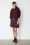 Medicine cardigan culoarea bordo
