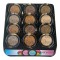 Fard de pleoape monocolor, Mineral Pure, Setul 2, mixt de 12 bucati, nuante sidefate, nude