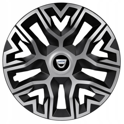Set 4 Capace Roti 16 &amp;quot; Best Gri-Negru, Compatibile Cu Dacia foto