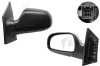 Oglinda exterioara Hyundai Matrix (Fc) 01.2001-2010 partea dreapta View Max convex carcasa neagra reglare electrica cu incalzire , cu 5 pini
