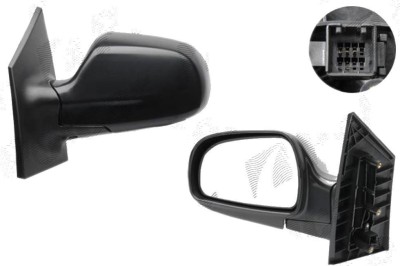 Oglinda exterioara Hyundai Matrix (Fc) 01.2001-2010 partea dreapta View Max convex carcasa neagra reglare electrica cu incalzire , cu 5 pini foto