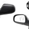Oglinda exterioara Hyundai Matrix (Fc) 01.2001-2010 partea dreapta View Max convex carcasa neagra reglare electrica cu incalzire , cu 5 pini