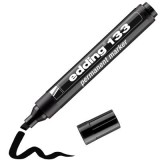 Marker Edding 133 permanent, varf tesit 1-5 mm, negru