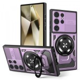 Husa pentru Samsung Galaxy S24 Ultra S928, Techsuit, RuggedCam, Mov
