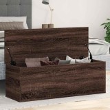 VidaXL Cutie de depozitare, stejar maro, 102x35x35 cm, lemn prelucrat