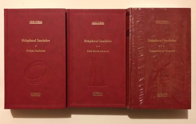 Seria Set Colectia Stapanul Inelelor, J.R.R. Tolkien, Adevarul, volumul 1 si 2 aproape noi, volumul 3 in tipla. foto