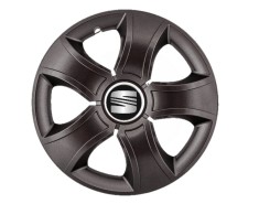 Set 4 capace roti Bis Negru R15 pentru gama auto Seat
