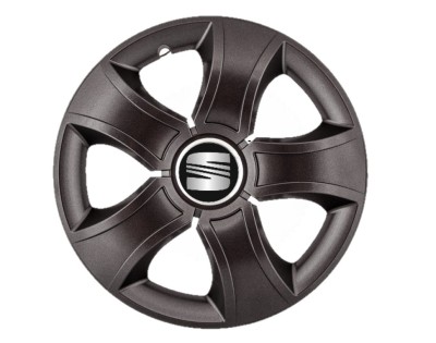 Set 4 capace roti Bis Negru R14 pentru gama auto Seat foto