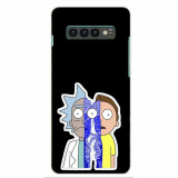 Husa compatibila cu Samsung Galaxy S10 Silicon Gel Tpu Model Rick And Morty Connected