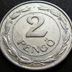 Moneda istorica 2 PENGO - UNGARIA, anul 1941 *cod 445 A