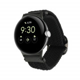 Curea kwmobile pentru Google Pixel Watch, Nylon, Negru, 60488.01