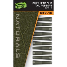 Conuri Fox Edges Naturals Lead Clip Tail Rubbers Nr.10, 10buc/pac