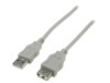Cablu USB 2.0 1.8m Gri, Digitus