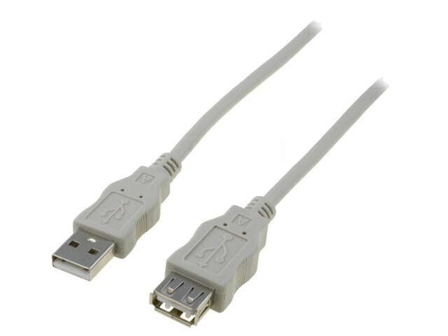 Cablu USB 2.0 1.8m Gri