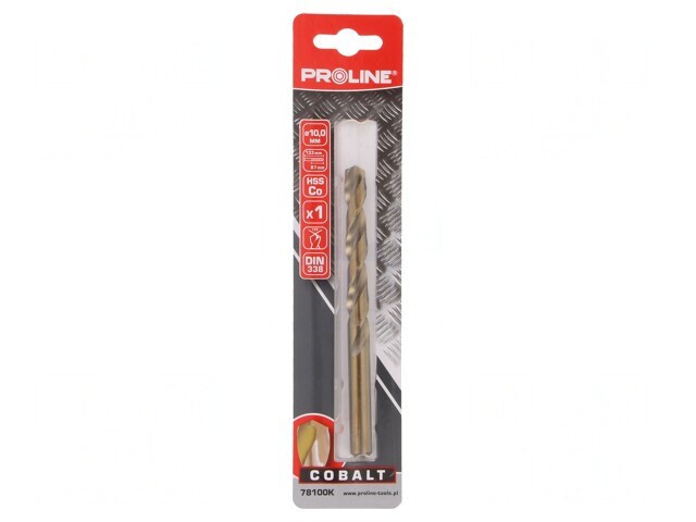 Burghiu Metal 10mm HSS-Co Blister