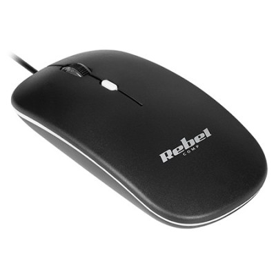 MOUSE CU FIR 1200 DPI WDM210 REBEL EuroGoods Quality foto