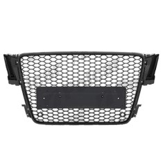 Grila masca fata AUDI A5/S5 (B8), 10.2011-08.2016,Negru stralucitor; fara emblema