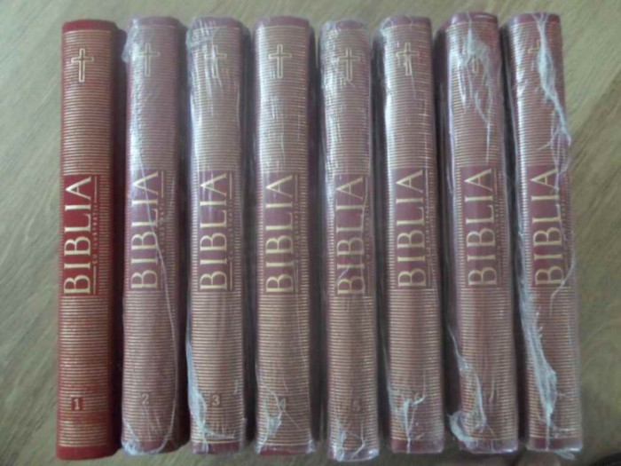 BIBLIA CU ILUSTRATII VOL.1-8-VERSIUNE DIORTOSITA, REDACTATA SI ADNOTATA BARTOLOMEU VALERIU ANANIA-231693