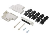 Conector D-Sub 25 PIN Mamă Unghi 45&deg; Lipire Gold Flash