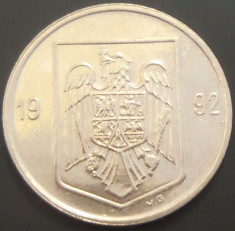 Moneda 5 LEI - ROMANIA, anul 1992 *cod 1809 foto