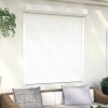 VidaXL Oblon rulant, alb, 130 x 140 cm, aluminiu