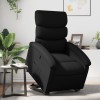 VidaXL Fotoliu rabatabil cu ridicare, negru, piele ecologică 3204040