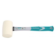 Ciocan cauciuc Total, 450 g, maner fibra de sticla