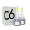 Set 2 LED-Uri Auto Techstar&reg; C6, 880, 36w, 3800 Lumeni, 6500K, AUTO, 12-24 Volti, COB