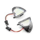 Set Lămpi LED Curtoazie sub Oglindă (Puddle Lights) Volkswagen Golf 5, Passat B6, CC, EOS, Jetta Mk3 - Plug &amp; Play