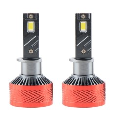 Set 2 LED-Uri Auto Techstar&reg; P14, H1, 120W, 18000 Lumeni, 6000K, 12-24V, Unghi Fascicul 360&deg;, CSP 3570, Canbus, Radiator Aluminiu, Racire Cooling Tech