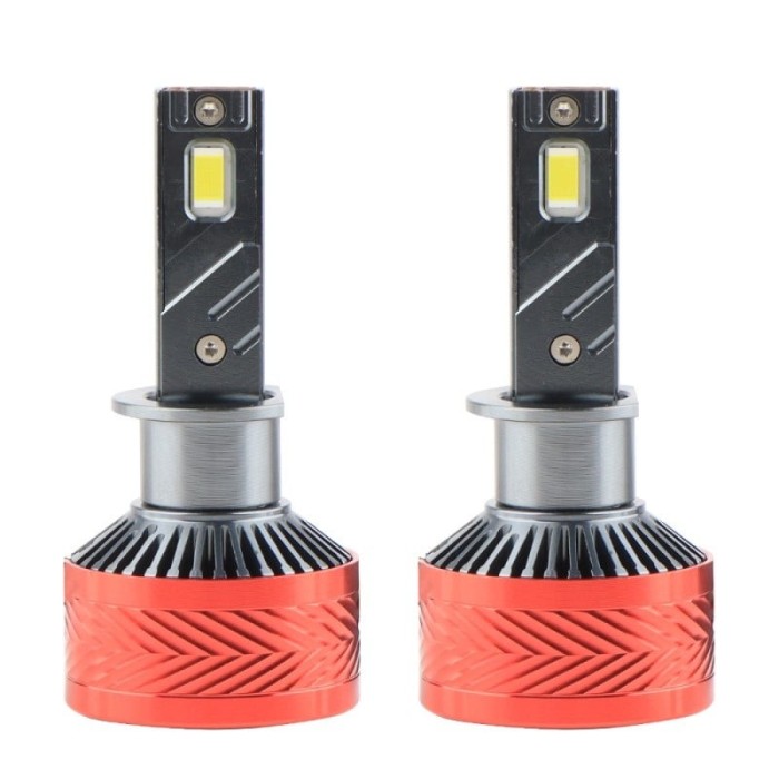 Set 2 LED-Uri Auto Techstar&reg; P14, H1, 120W, 18000 Lumeni, 6000K, 12-24V, Unghi Fascicul 360&deg;, CSP 3570, Canbus, Radiator Aluminiu, Racire Cooling Tech