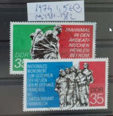 TS21 - Timbre serie DDR - 1974 Mi1981-82