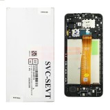 LCD+Touchscreen cu Rama Samsung Galaxy A12 / A125 BLACK Original Service Pack R1.1 BOE