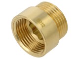 Prelungitor GEBO 15mm rotund G1 tată-mamă cod 500-15-06BR