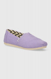 Toms espadrile Alpargata culoarea violet, 10020663