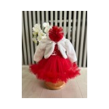 Cumpara ieftin Rochita Botez Ann, cu Bolero, Rosu - DPH79