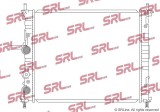 Radiator Fiat Brava/Bravo 95-/Marea 96-02, Multipla 98-05, motor: 1.6, 475x395x26, SRLine, Aluminiu/ Plastic brazat, 46514942; 46529669
