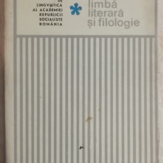 Ion Ghetie - Studii de limba literara si filologie, vol. 1, 1969