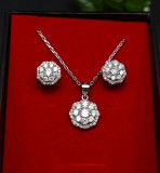 Cumpara ieftin Set Argint 925 Cercei, Pandantiv, Lantisor Crystal Dream---- cod Set319A, Argintboutique