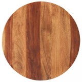 VidaXL Blat de masă rotund, 50 cm, 25-27 mm, lemn masiv acacia