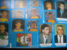 Lot 15 cartoane fotbalisti Italia 90, Hagi, Prodan Lupescu,Sabau,Belodedici,etc foto