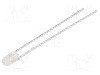Dioda LED, 3mm, galbena, 1000mcd, 20mA, 1,6...2,4V, LUCKYLIGHT - 304YC2J-2BD