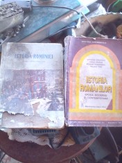 Istoria Rominiei An 1961 si Istoria Romanilor An 1996 Manuale scolare vechi foto