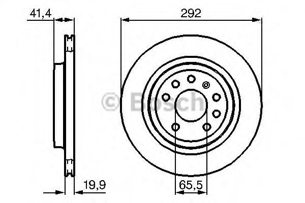 Disc frana OPEL VECTRA C (2002 - 2016) BOSCH 0 986 479 142