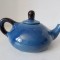 Ceanic ceramic, glazurat albastru, 10cm x 20 cm x 15cm