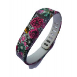 FloralFlex Bratara TPU pentru Fitbit Flex-Mărime S-Culoare Spring Flex 1