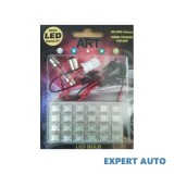 Lampa LED Auto 24 SMD LD1101, 6.5cm x 3.4cm, Lumina Alba, Aftermarket