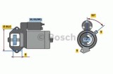 Starter BMW Seria 1 Cupe (E82) (2007 - 2013) BOSCH 0 986 022 670