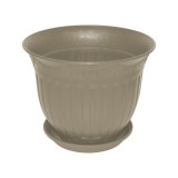 Ghiveci din plastic Calla, cu farfurie, nisip, D 45 cm