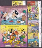 Uganda 1991 Disney Nippon MI 912-919 + 2bl. 138,139 MNH